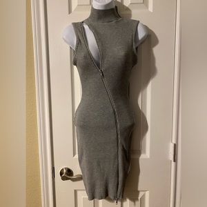 Grey sleeves dress size medium worn a couple of times